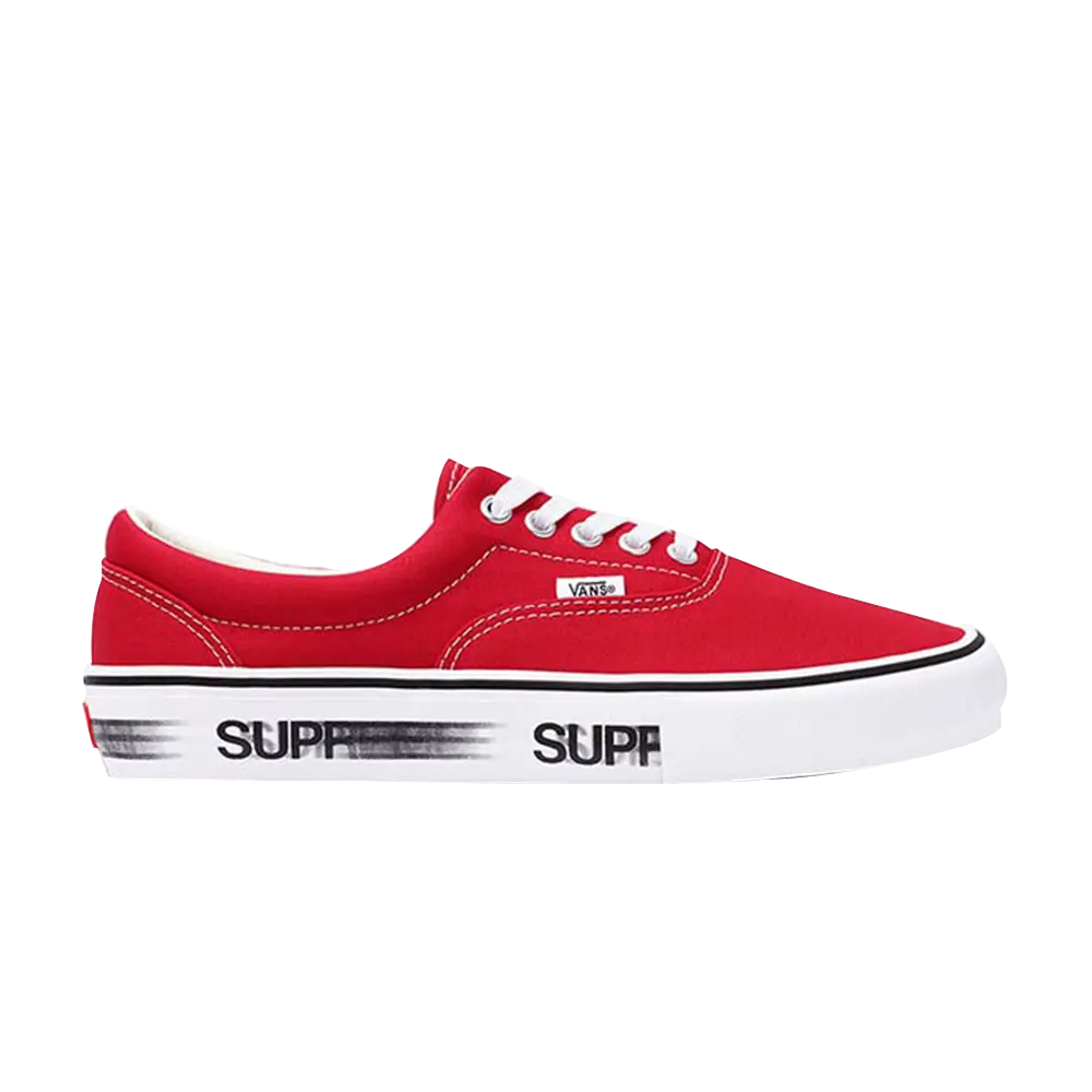 Кроссовки Supreme x Era Pro Vans, красный