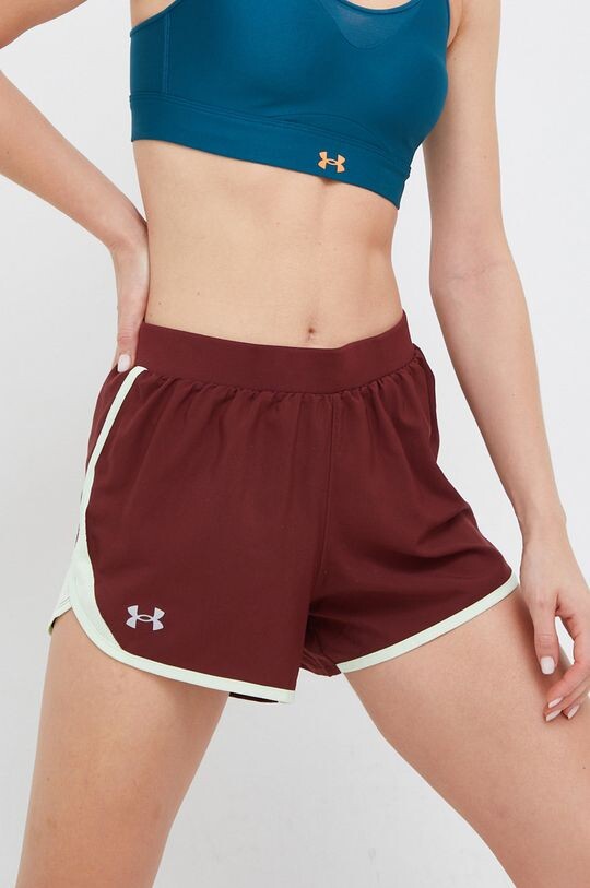 

Шорты для бега Fly-By 2.0 Under Armour, бордовый