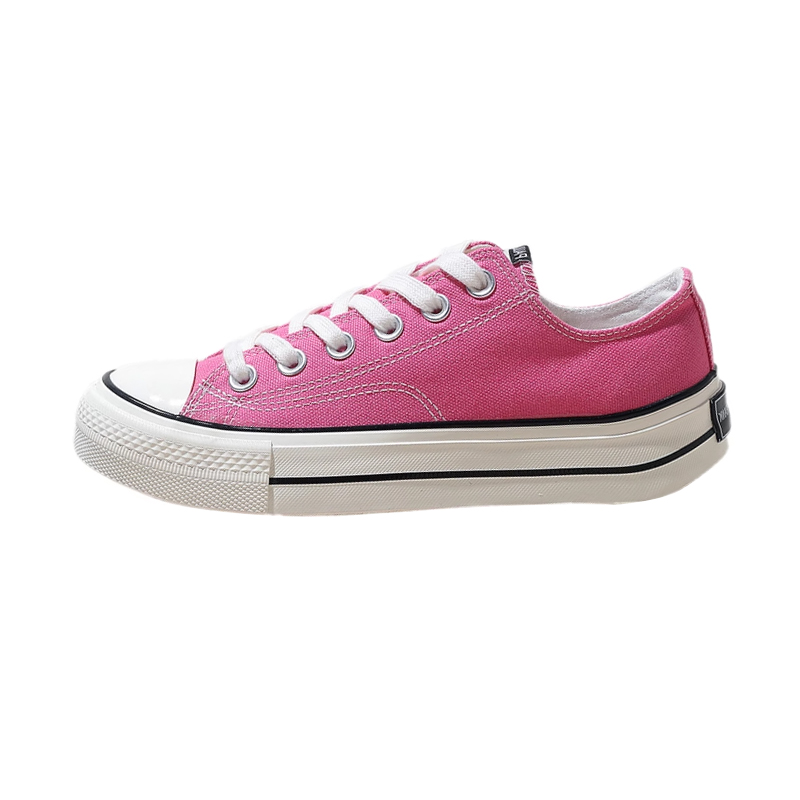 

PAUL FRANK Низкие кеды из хлопка унисекс розовые, цвет Pink