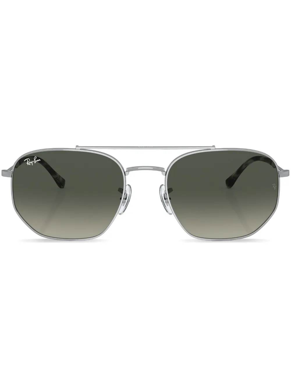 

Солнцезащитные очки в квадратной оправе Ray-Ban, серебяный