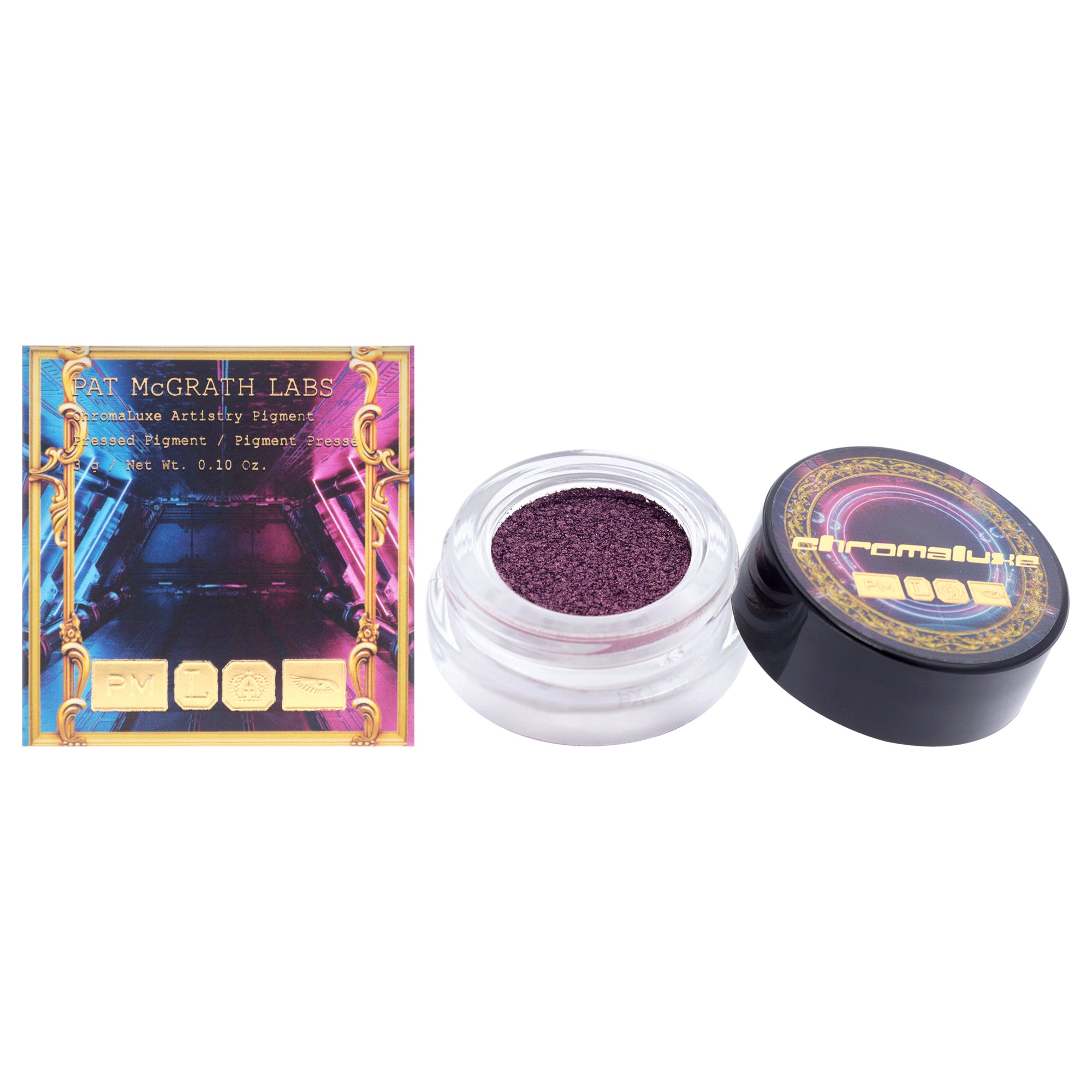 

Пигмент Chromaluxe Artistry - Midnight Temptress от Pat Mcgrath Labs для женщин - 0,10 унции макияжа Pat Mcgrath Labs, Small