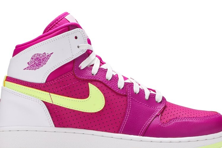 Кроссовки Air Jordan 1 Retro High GG 'Fuchsia Flash', фиолетовый — фото 2