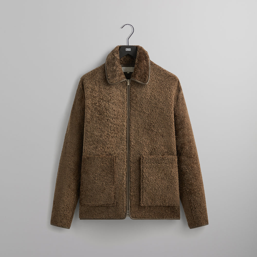 

Куртка Kith Archer Shearling Jacket, цвет Silo