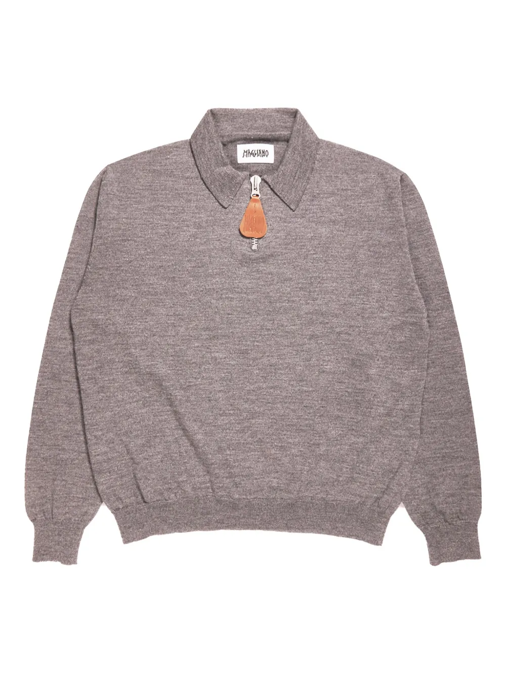 

Свитер на молнии до половины Magliano, серый