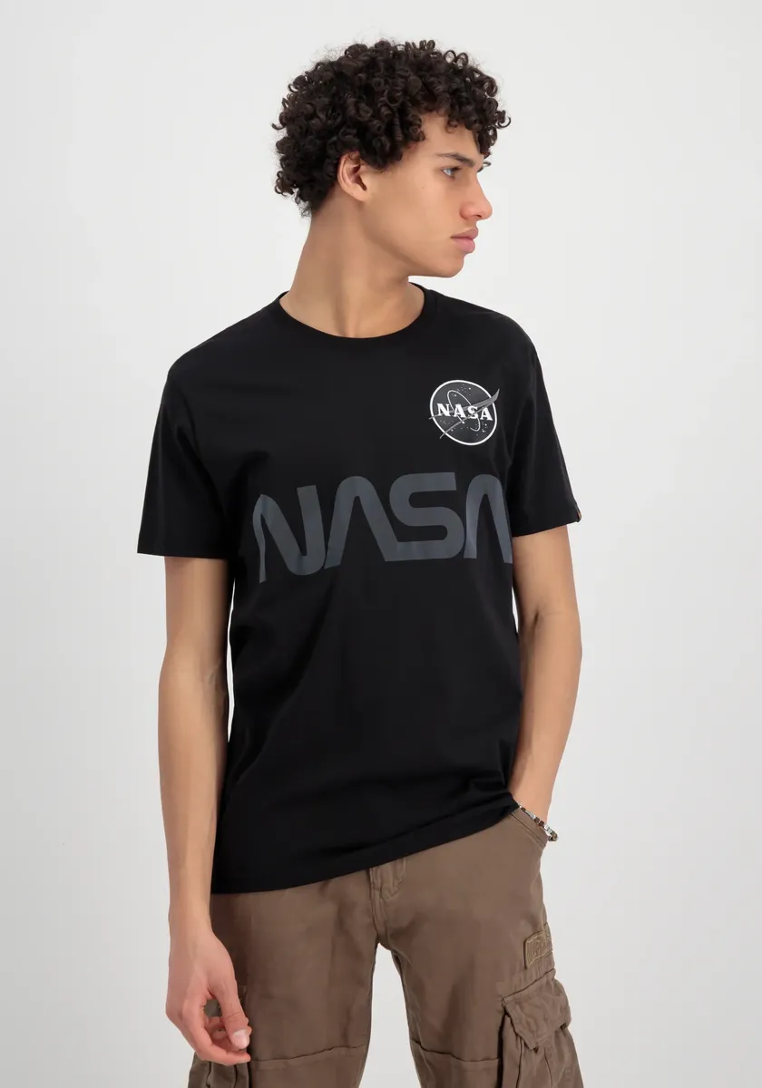 

Футболка Alpha Industries " Alpha Industries Мужская - Футболки NASA Rainbow Ref, черный