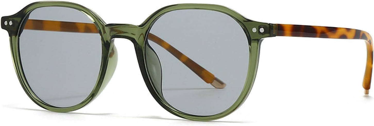 

Популярные модные круглые солнцезащитные очки для женщин, винтажные, с заклепками, в стиле панк, мужские, с градиентной защитой UV400 (как на картинке) TVTBBVV, As the Picture