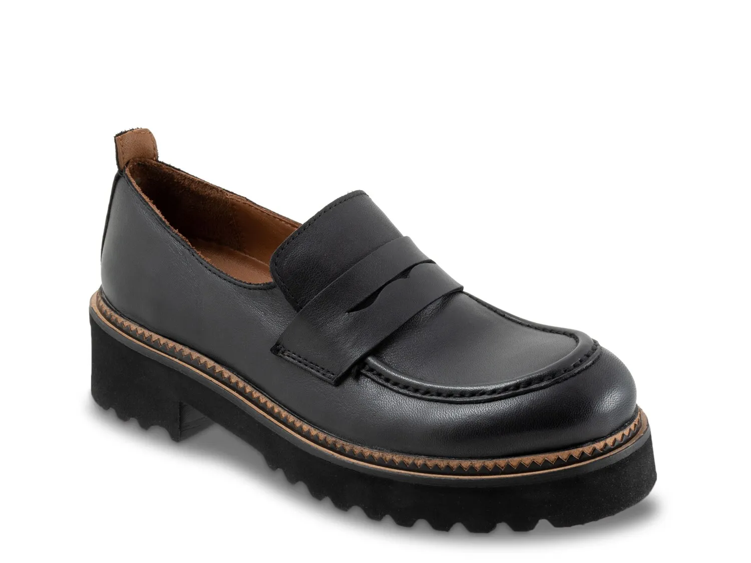 

Лоферы Annie Platform Penny Loafer Bueno, черный
