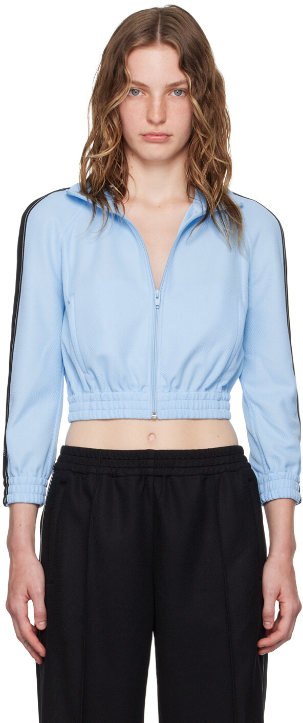 

Синяя спортивная куртка с логотипом alexanderwang.t