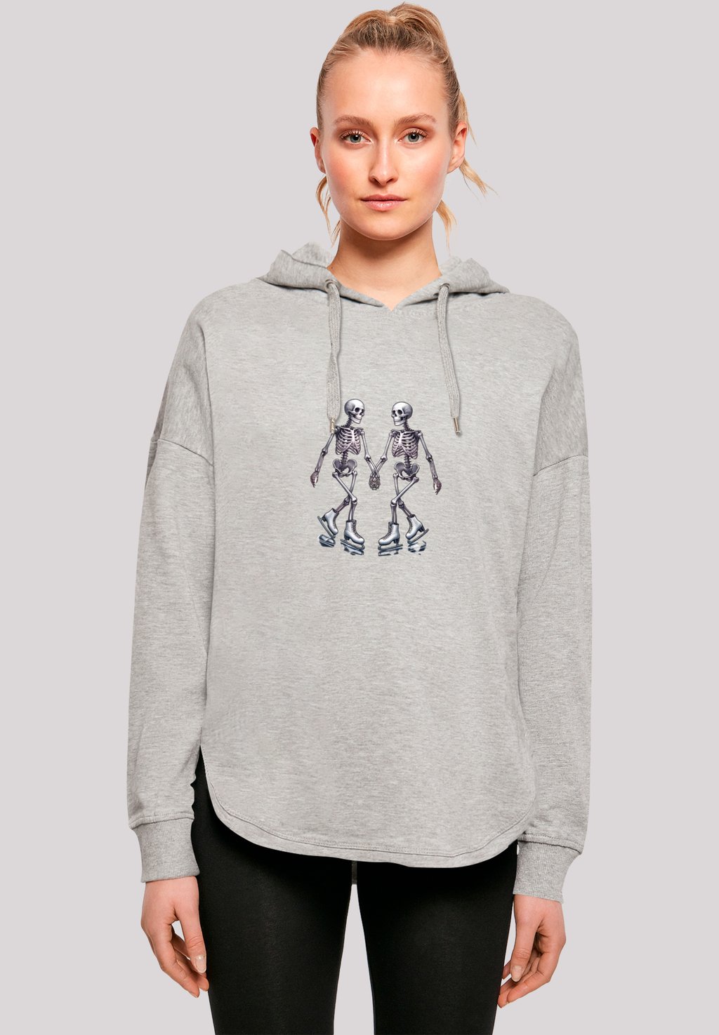 

Толстовка SKELETTPAAR EISLAUFEN VALENTINSTAGSGESCHENK F4NT4STIC, серый