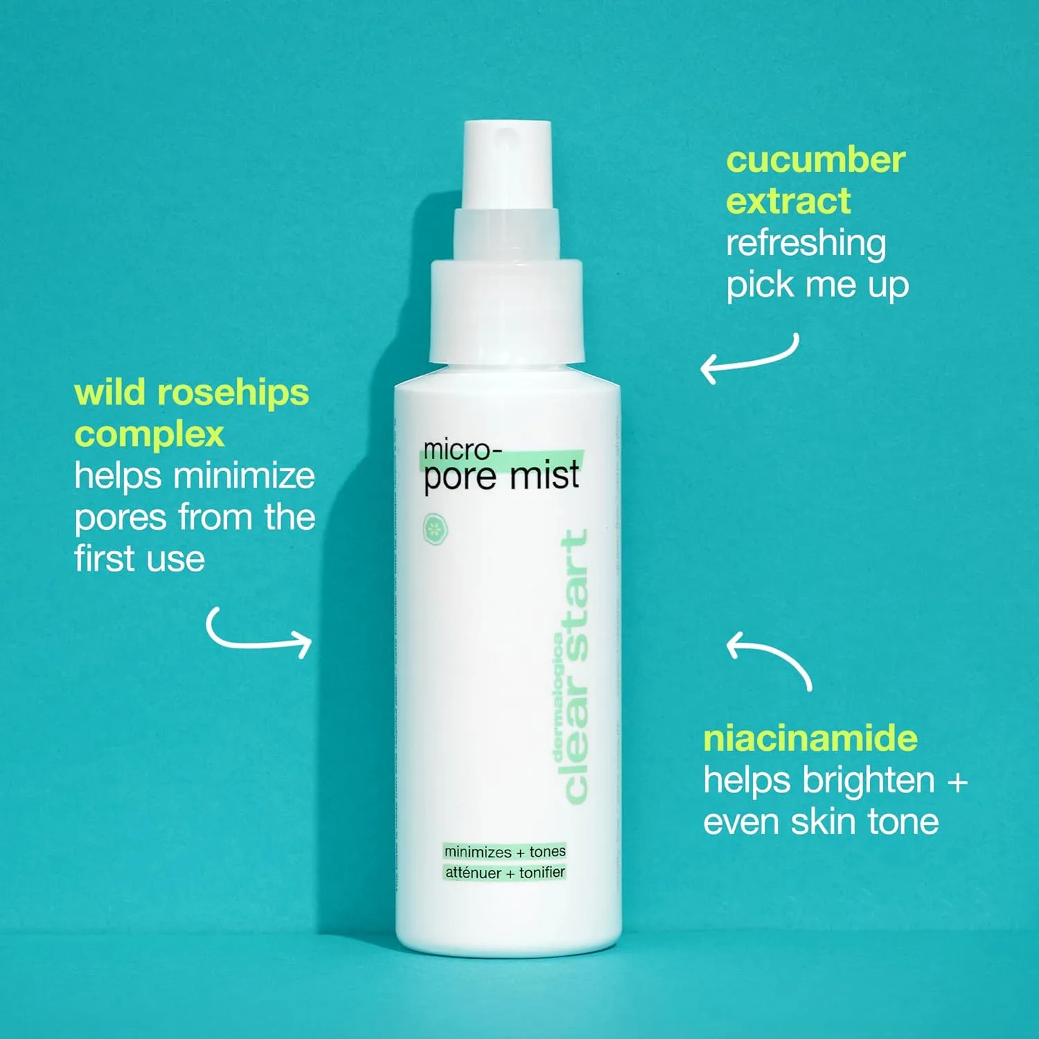 Тоник Dermalogica — Clear Start Micro-Pore Mist, -спрей для лица с ниацинамидом и экстрактом гамамелиса — фото 3