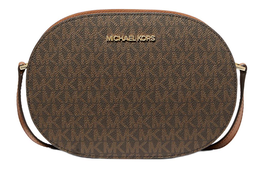 

Сумка через плечо Jet Set Travel из холста, средний размер, женская, коричневая MICHAEL KORS