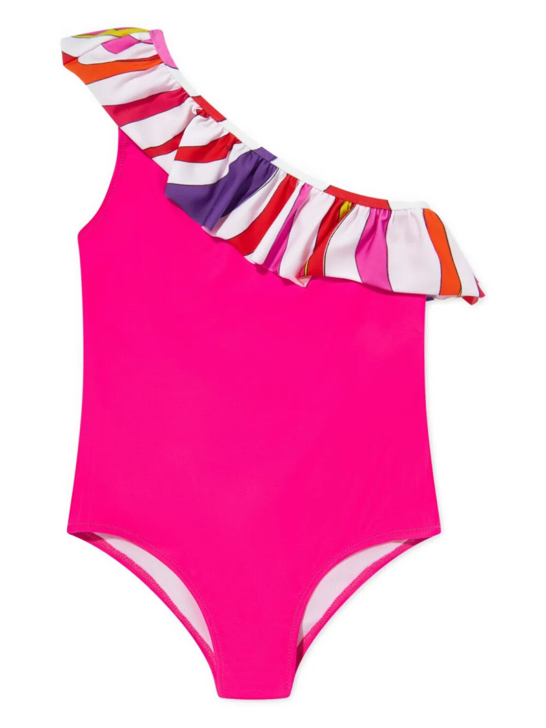 

Купальник PUCCI Junior с радужным принтом, розовый