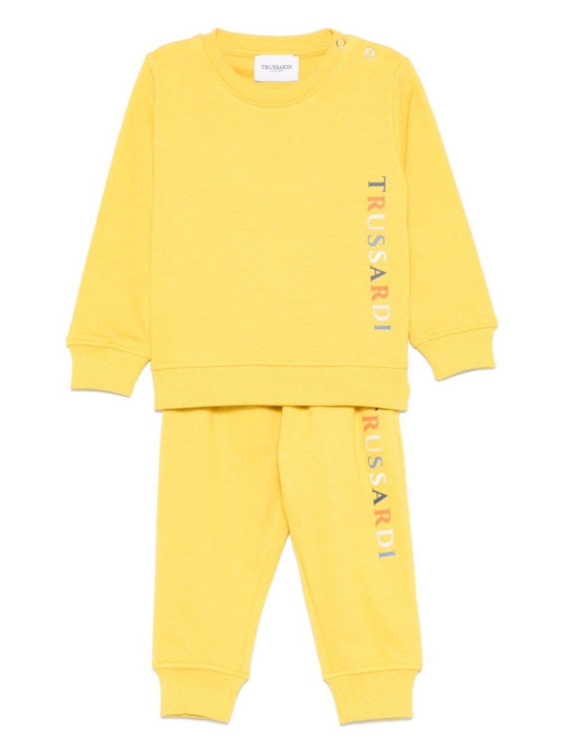 

TRUSSARDI JUNIOR спортивный костюм с логотипом, желтый