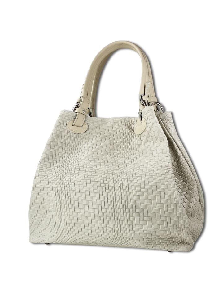 

Наплечная сумка Toscanto Handtasche, Umhängetasche Leder beige ca. 31cm