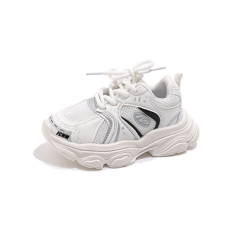 

Противоскользящие и износостойкие дышащие низкие кроссовки для детей FCMM, белый