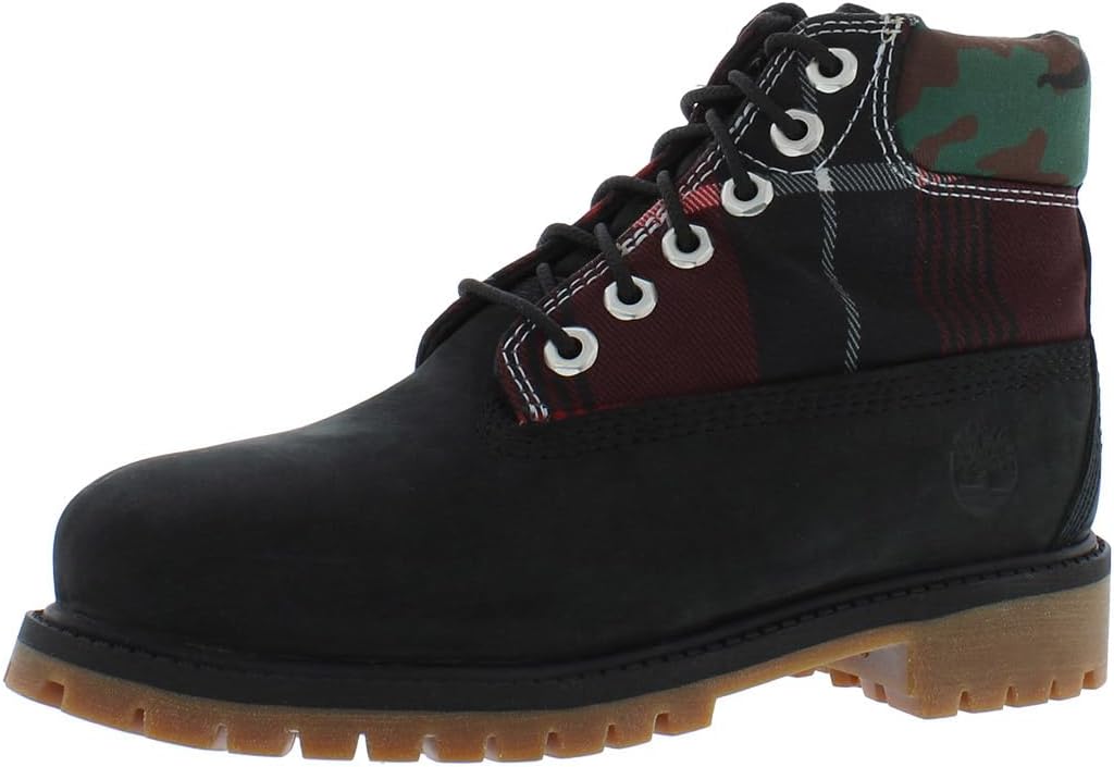 

Ботинки Timberland для мальчиков 6 премиум водонепроницаемые, черный