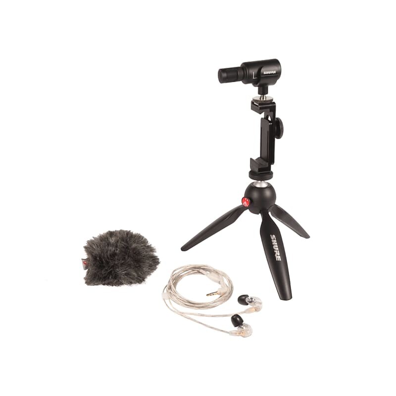 

Микрофон Shure MOTIV MV88+ Video Kit with iOS / USB Condenser Microphone