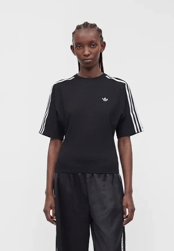 Футболка с принтом Adidas Originals Slim Tee, черный
