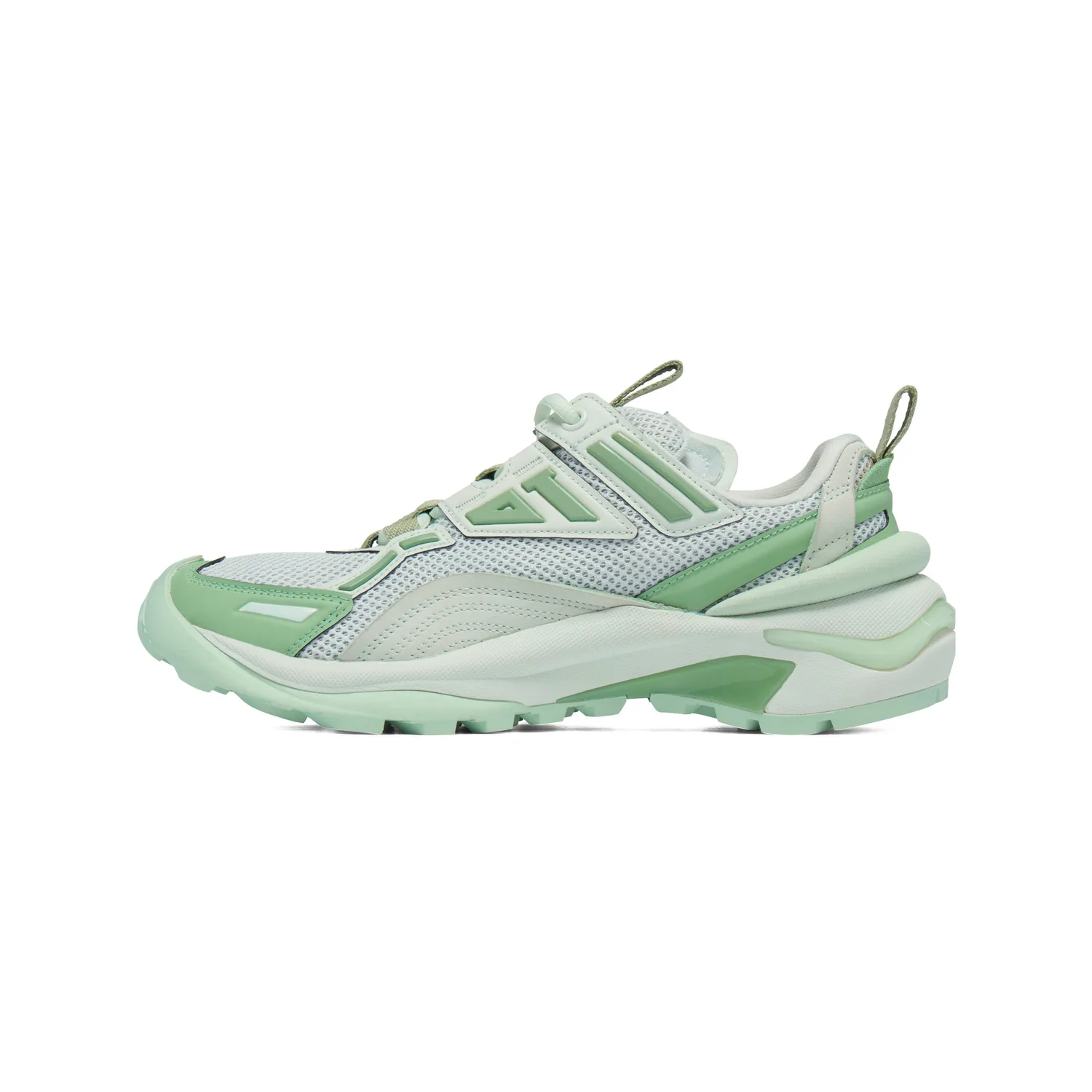 Onitsuka Tiger LAPLUNG Textile, Synthetic Leather Chunky Sneakers Unisex Light Verdant Green