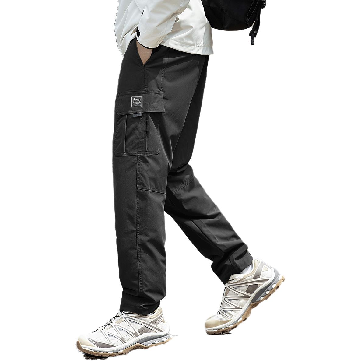 

Классические повседневные брюки Unisex Jeep, pure черный