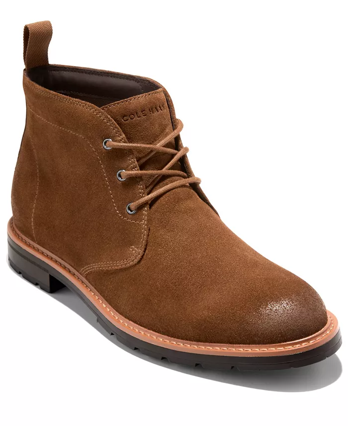 

Мужские ботинки Chamberlin Grand Chukka с массивной подошвой Cole Haan, коричневый