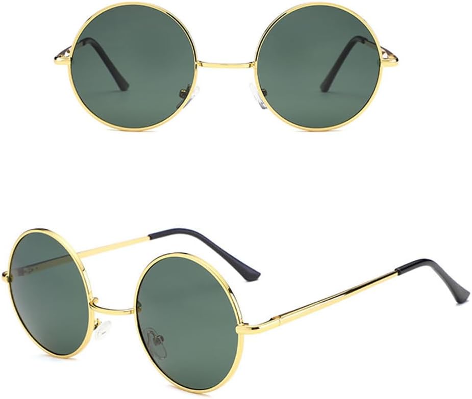 

Поляризованные круглые металлические солнцезащитные очки, повседневные солнцезащитные очки для женщин в стиле ретро с защитой от УФ-излучения UV400, мужские черные солнцезащитные очки, m34751 generic, 5 Gold Jasper