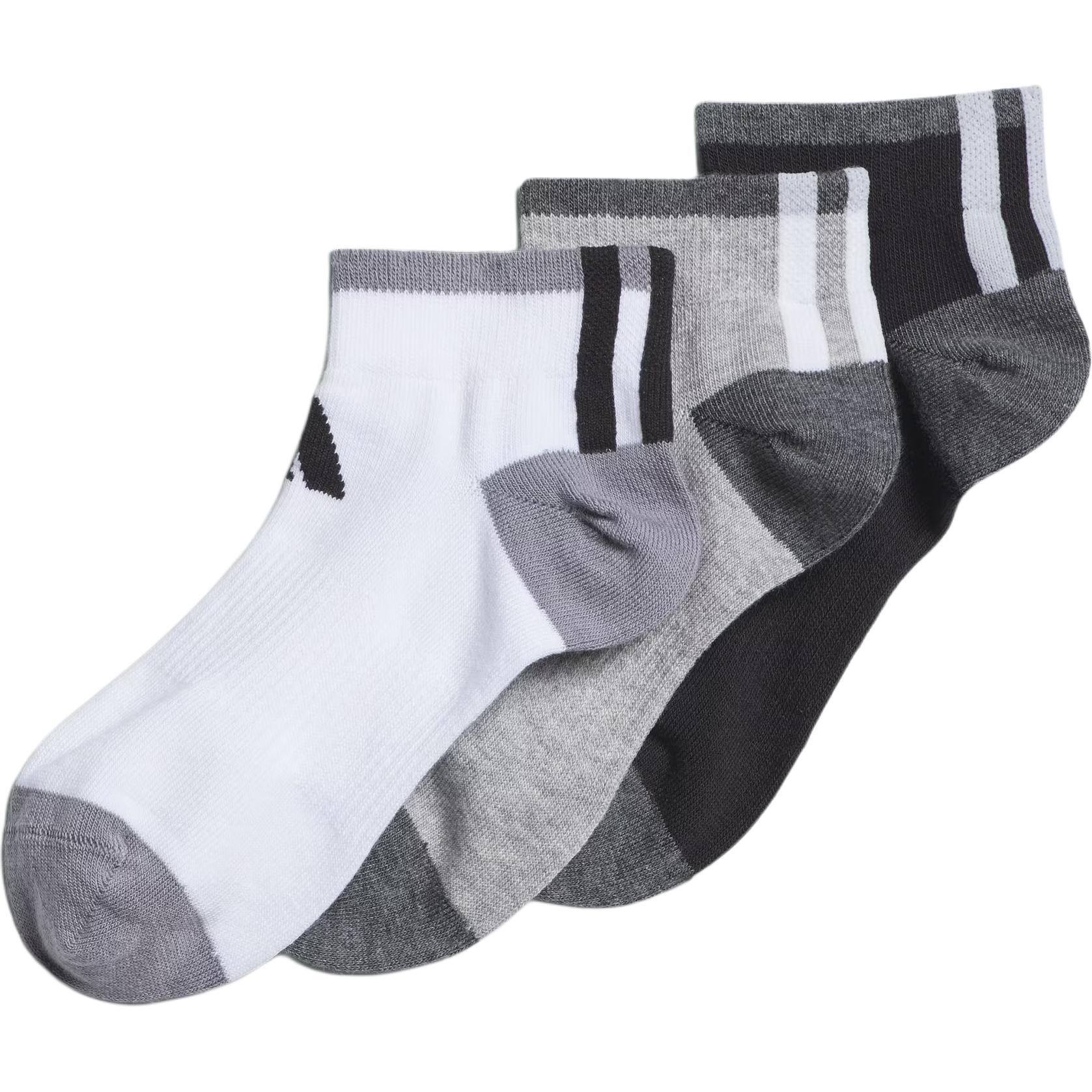 

Детские носки Grade School Adidas, 3 Pack (белый/серый/черный)