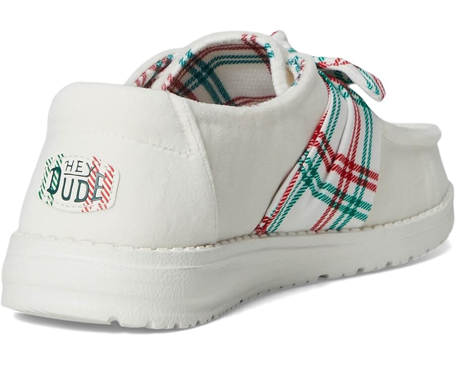 Лоферы Hey Dude Wendy Bow Tartan Plaid, цвет White Plaid — фото 4