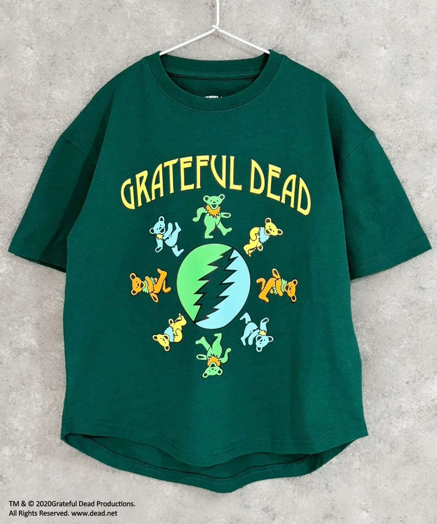 Детская футболка Grateful Dead с принтом Dead Bear