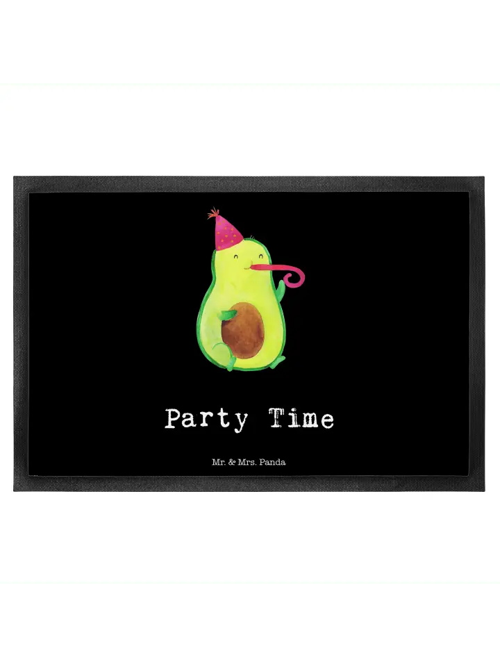 

Коврик Mr & Mrs Panda Avocado Party Zeit, черный