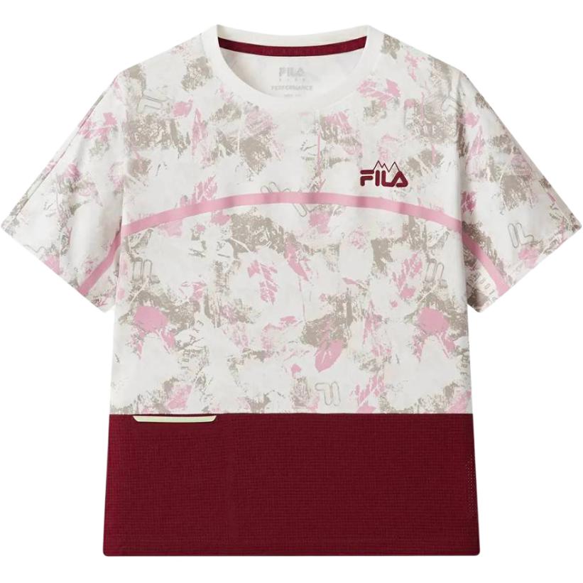 Футболка белая красная kids' FILA KIDS, белый/красный
