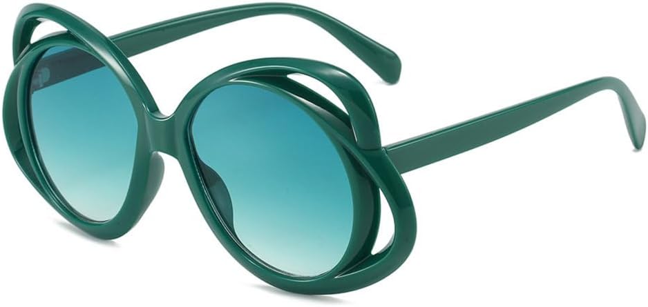 

Модные солнцезащитные очки с цветочным принтом для женщин, стильные цветочные очки, очки для рейв-вечеринок, роскошные солнцезащитные очки для вечеринок, защита от ультрафиолета UV400 TYUVIVO, One Size