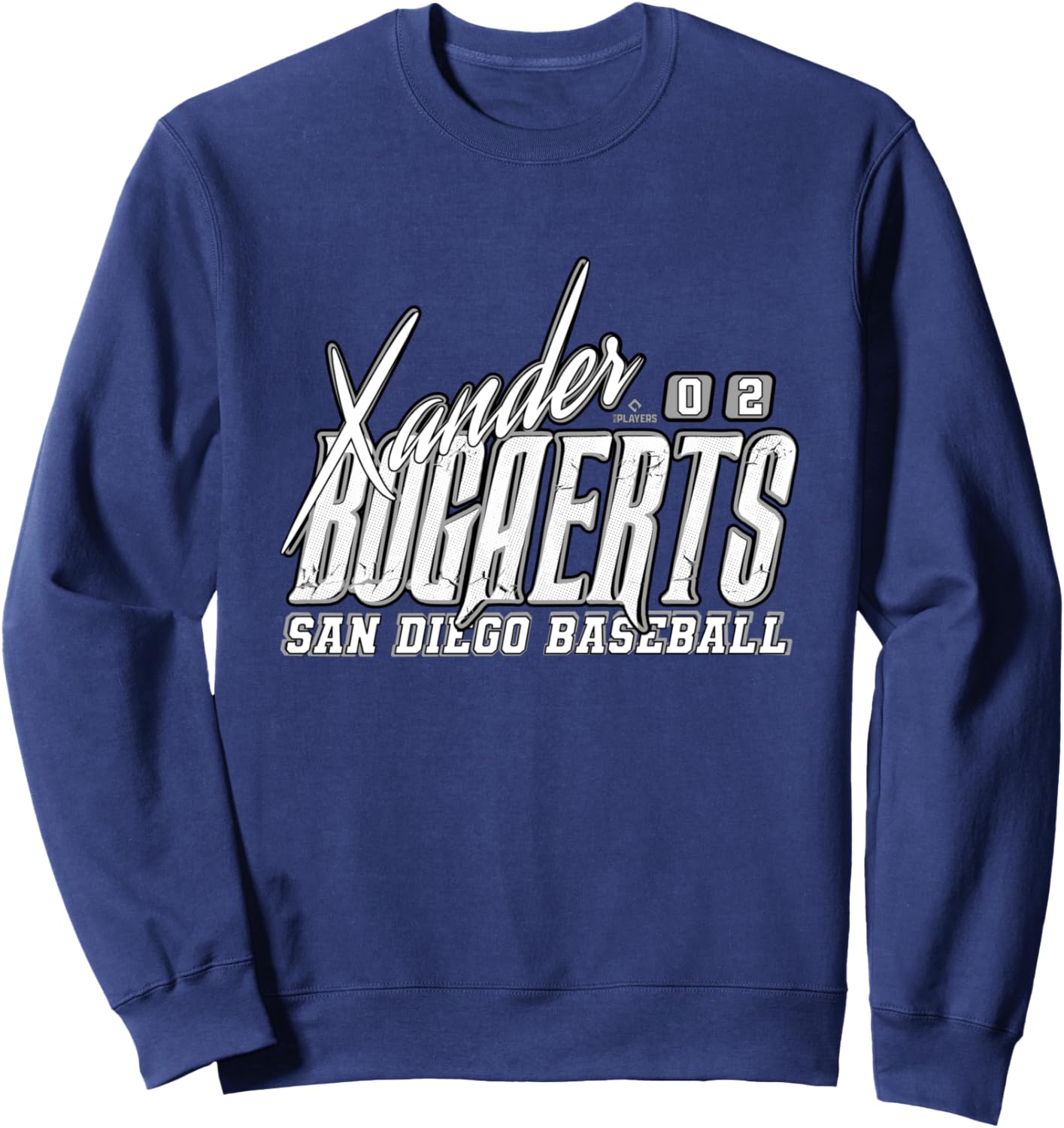 

Толстовка с символикой бейсбольной команды Сан-Диего (Xander Bogaerts San Diego Baseball Rock MLBPA Sweatshirt) Ryno Sports, темно-синий