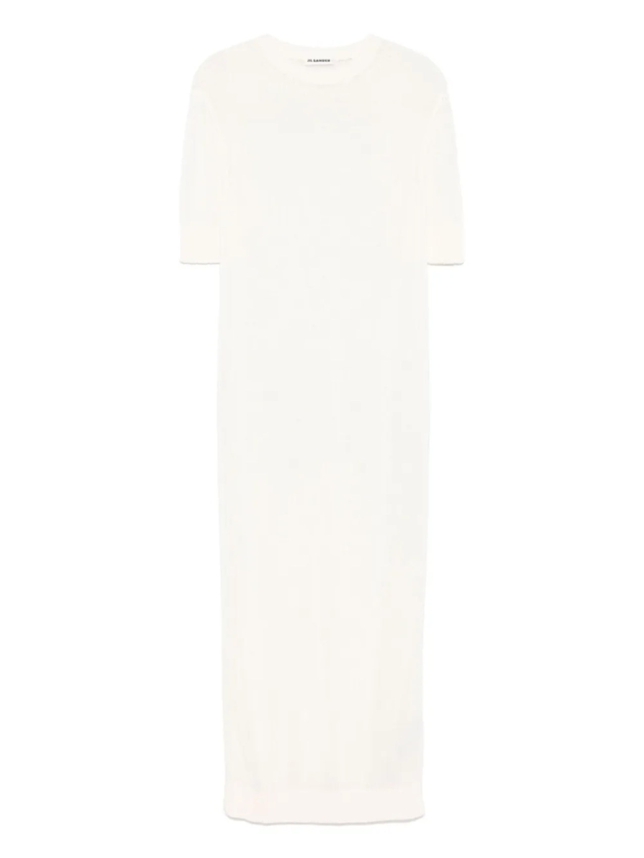 

Платье из хлопка Jil Sander, нейтральный