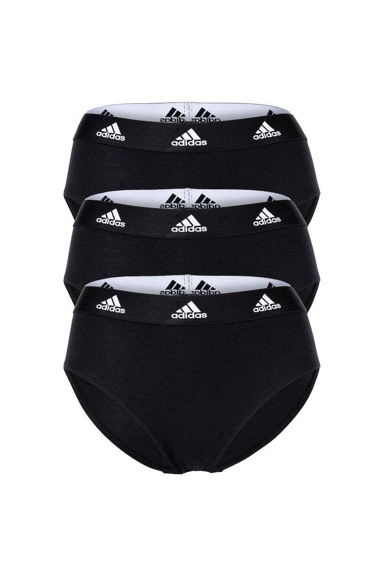 

Бикини с логотипом - 3 пары Adidas, черный