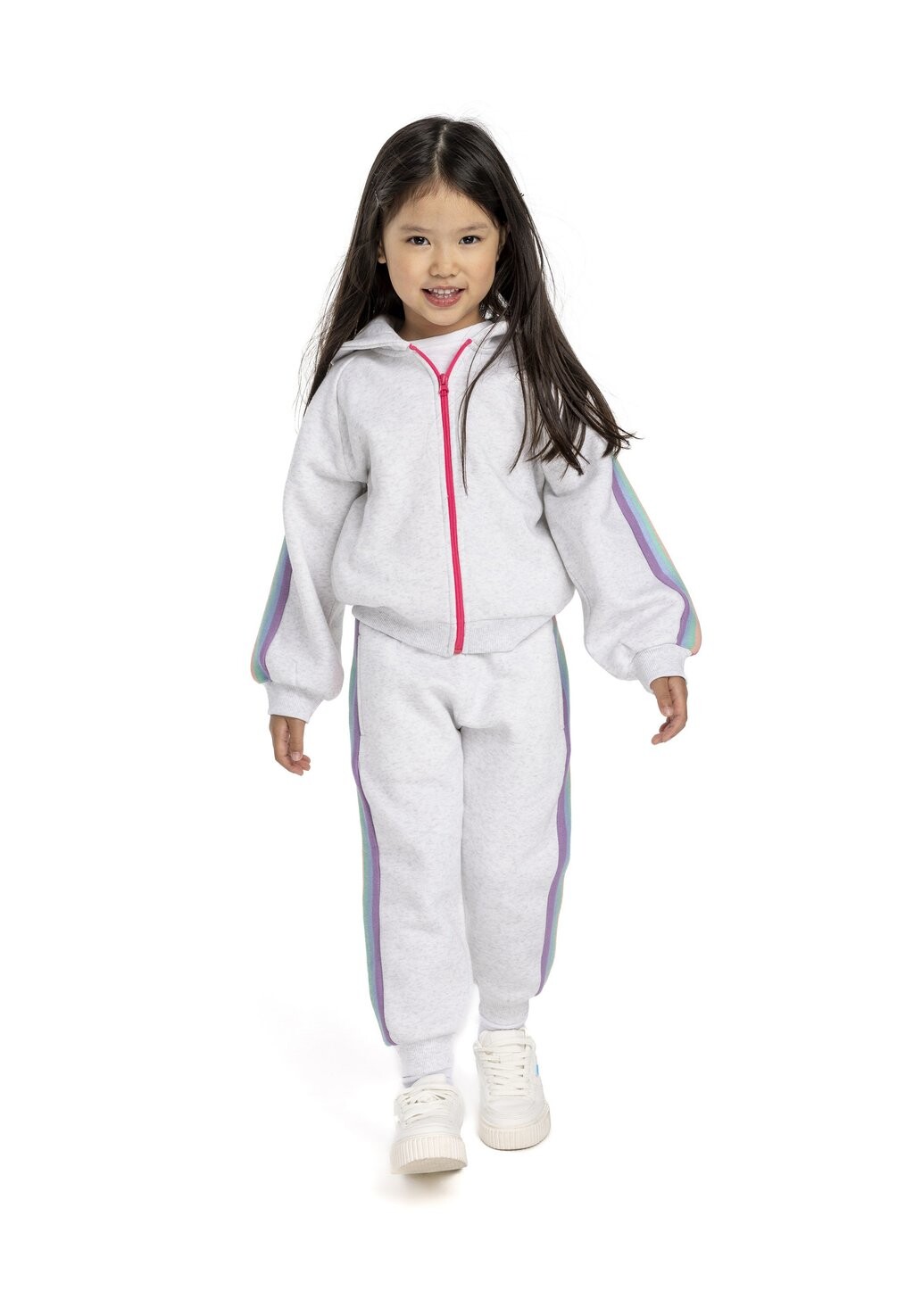 

Спортивный костюм STANDARD SET MINOTI, цвет mottled grey pink
