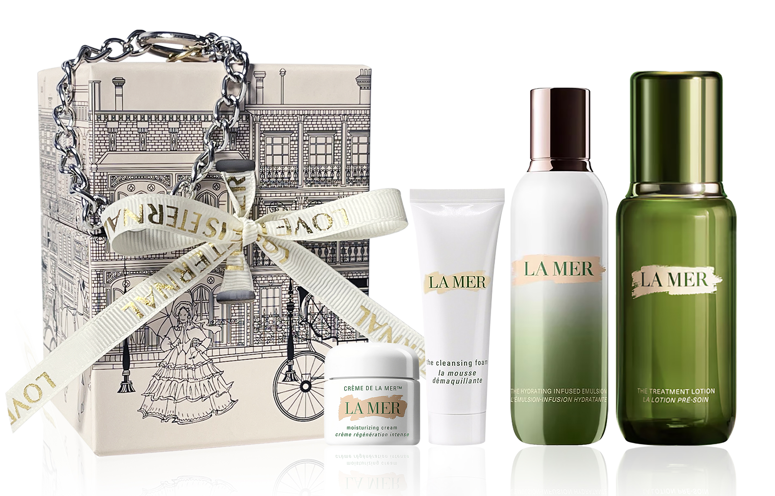 LA MER Набор для ухода за кожей Luxurious Green Box Essence Water