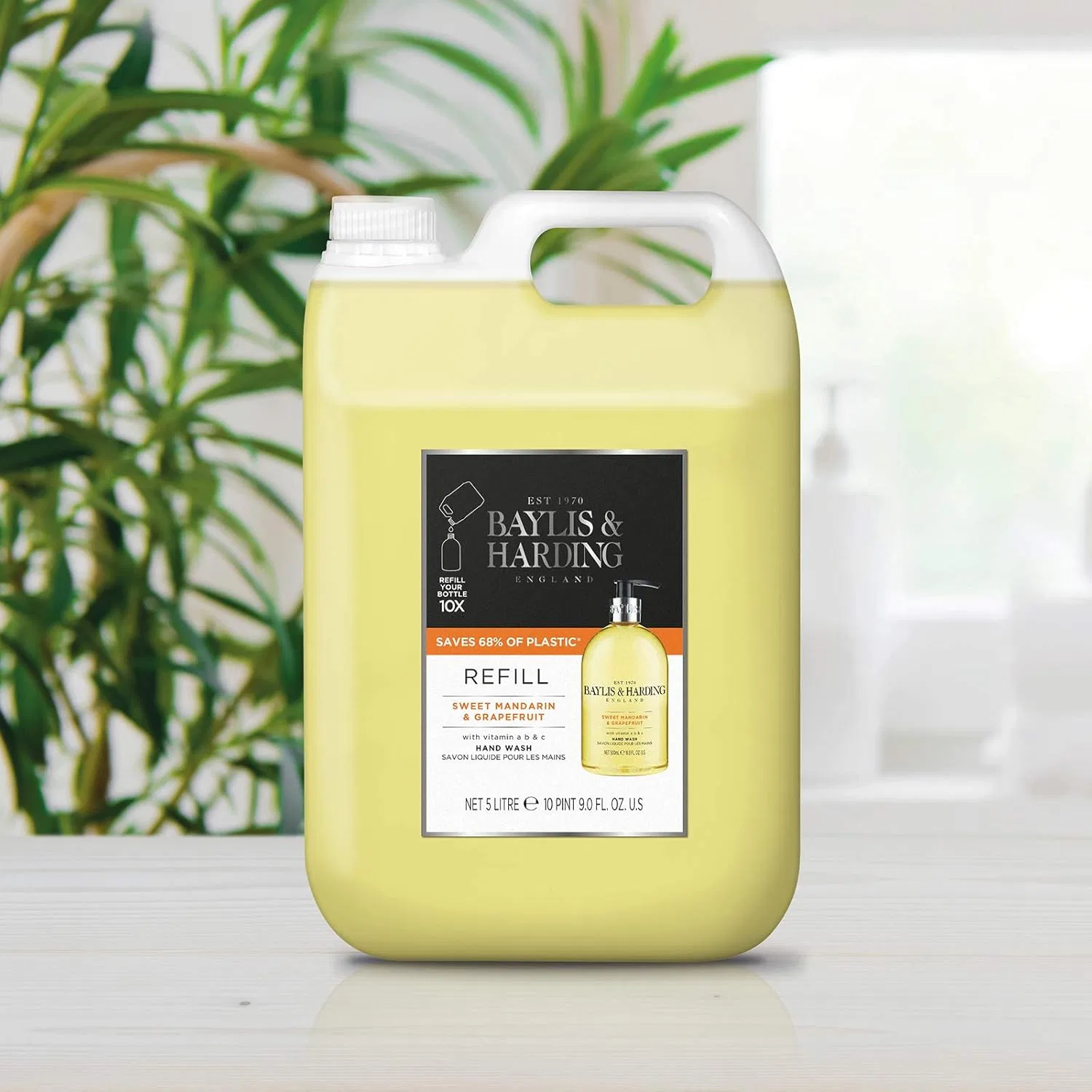 Набор жидкого мыла для рук «Sweet Mandarin & Grapefruit» от Baylis & Harding, 2 х 5 литров Baylis & Harding — фото 3