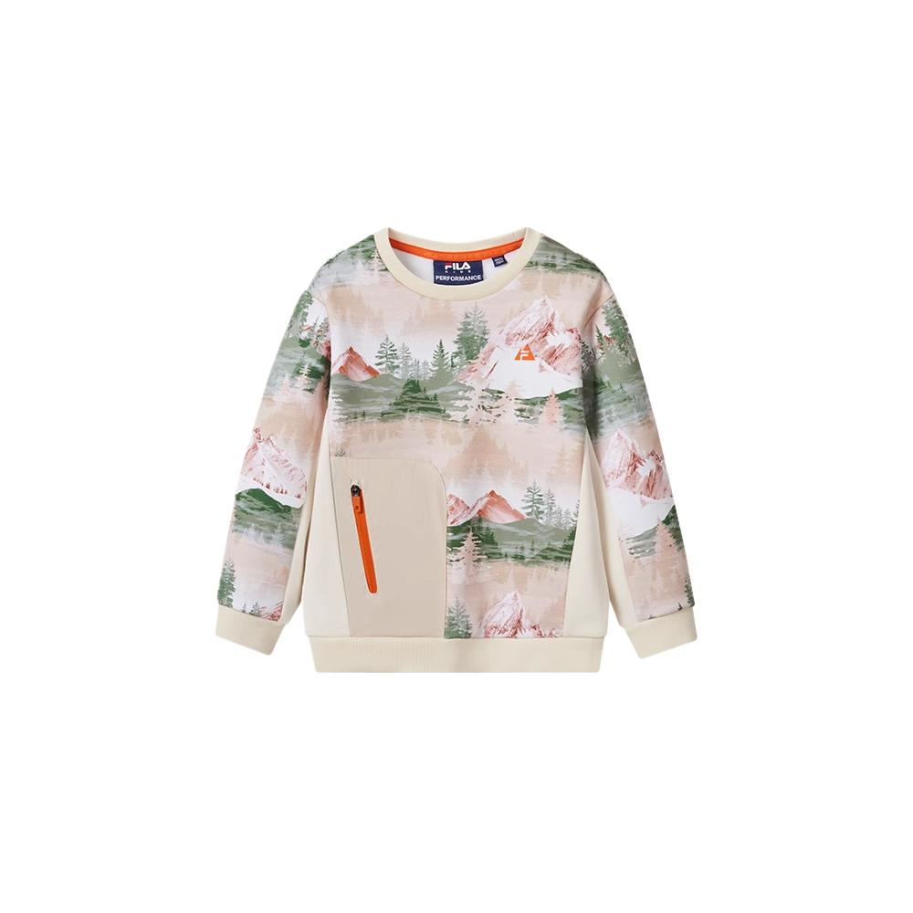 

Свитшот Beige для детей 3-7 лет FILA KIDS, бежевый