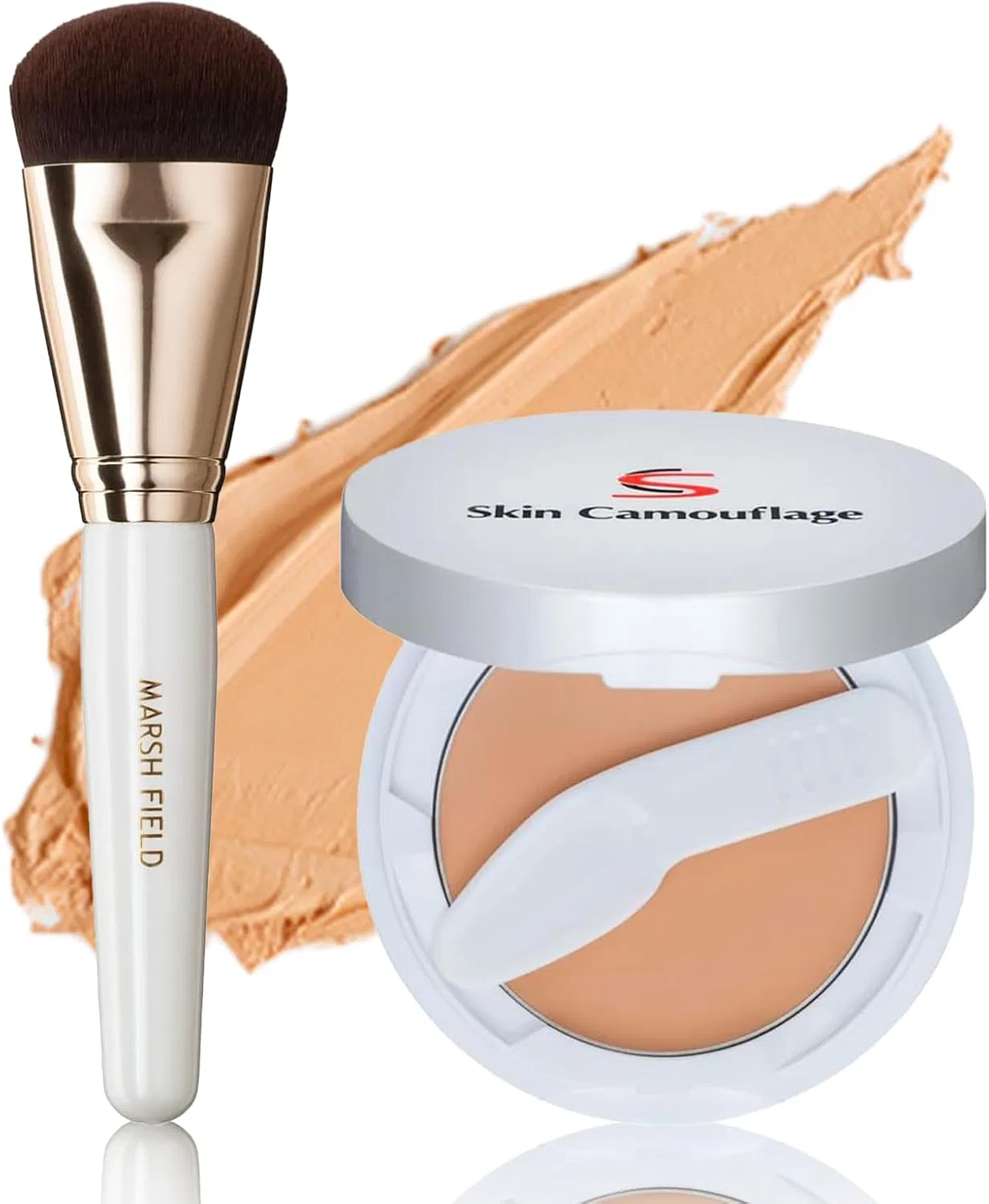 Тональный крем Marshfield SC Cream Foundation S с кистью, оттенок 32