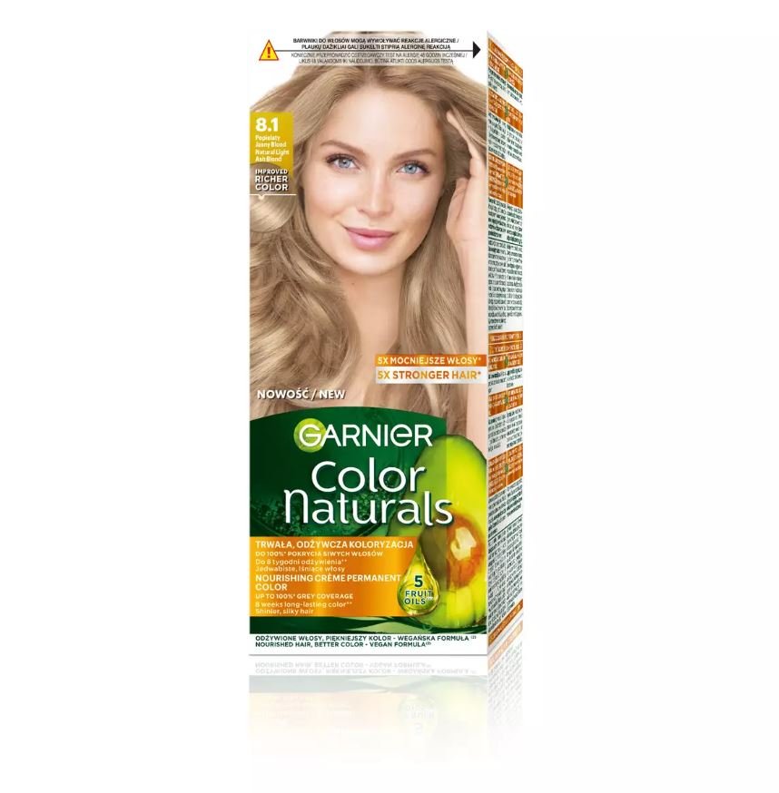 

Garnier Color Naturals 8.1 Натуральный светло-русый пепельный