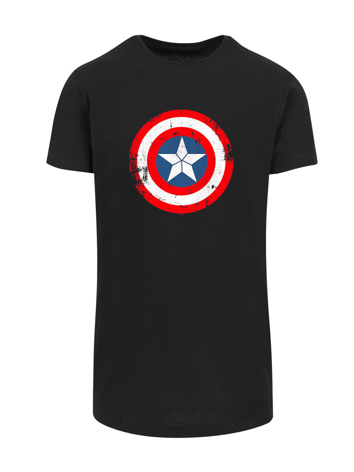 

Футболка F4NT4STIC Marvel Captain America Civil War Schild, черный