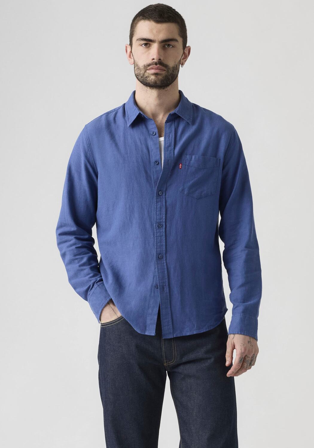 LEVI'S  Рубашка на пуговицах 'Sunset' в темно-синем цвете, Regular fit — фото 2