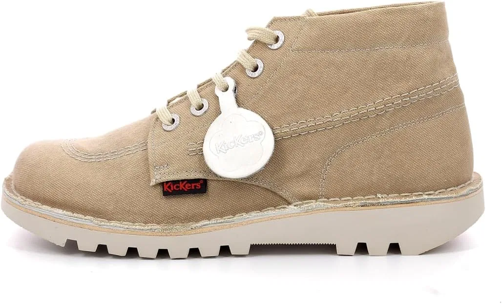 Ботинки Kickers Herren Kick Hi Mode-Stiefel, Light Beige — фото 2