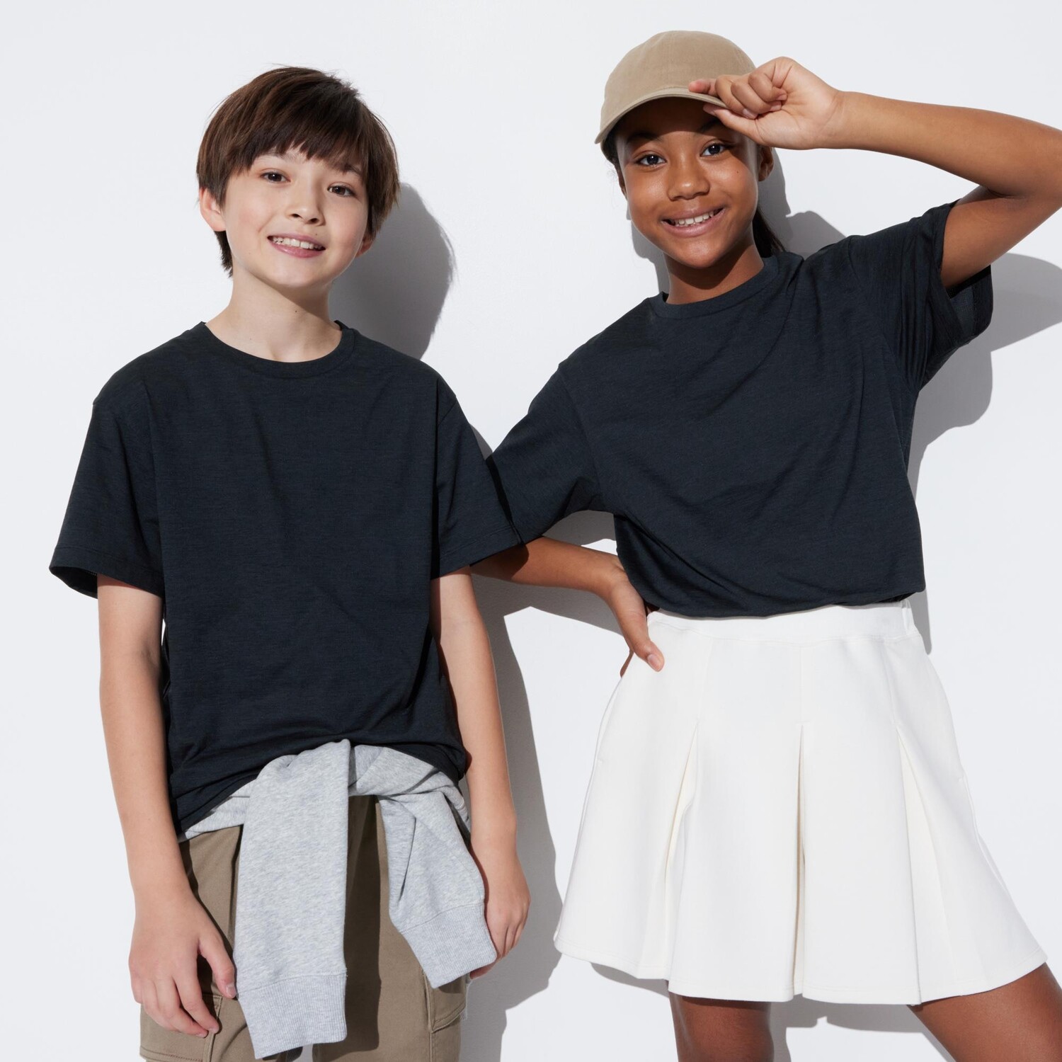 

Футболка UNIQLO Ultra Stretch Dry EX с круглым вырезом и коротким рукавом, черный