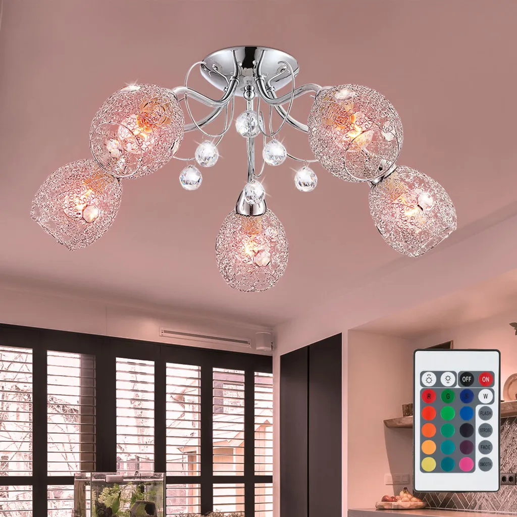 

Светодиодный потолочный светильник Globo Lighting, серебряный