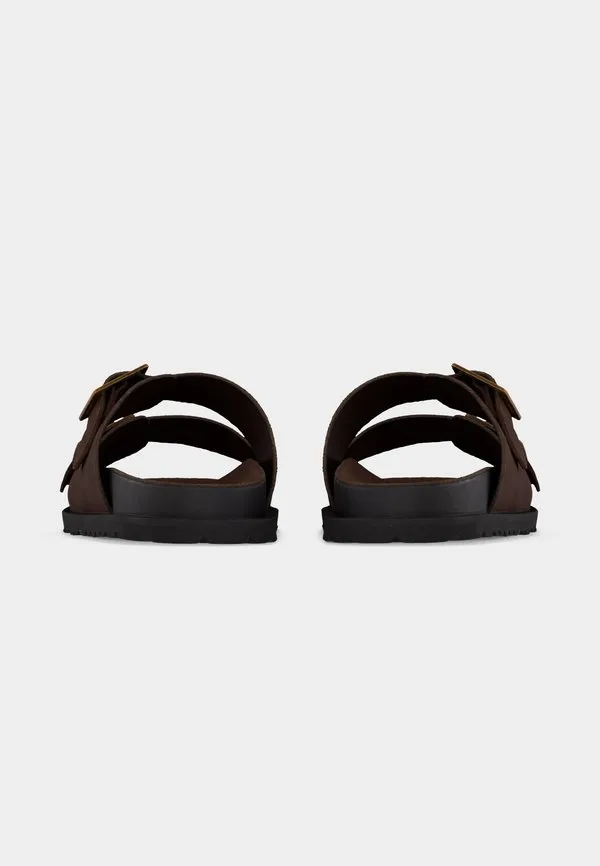Кожаные мюли Zign, Dark Brown — фото 4