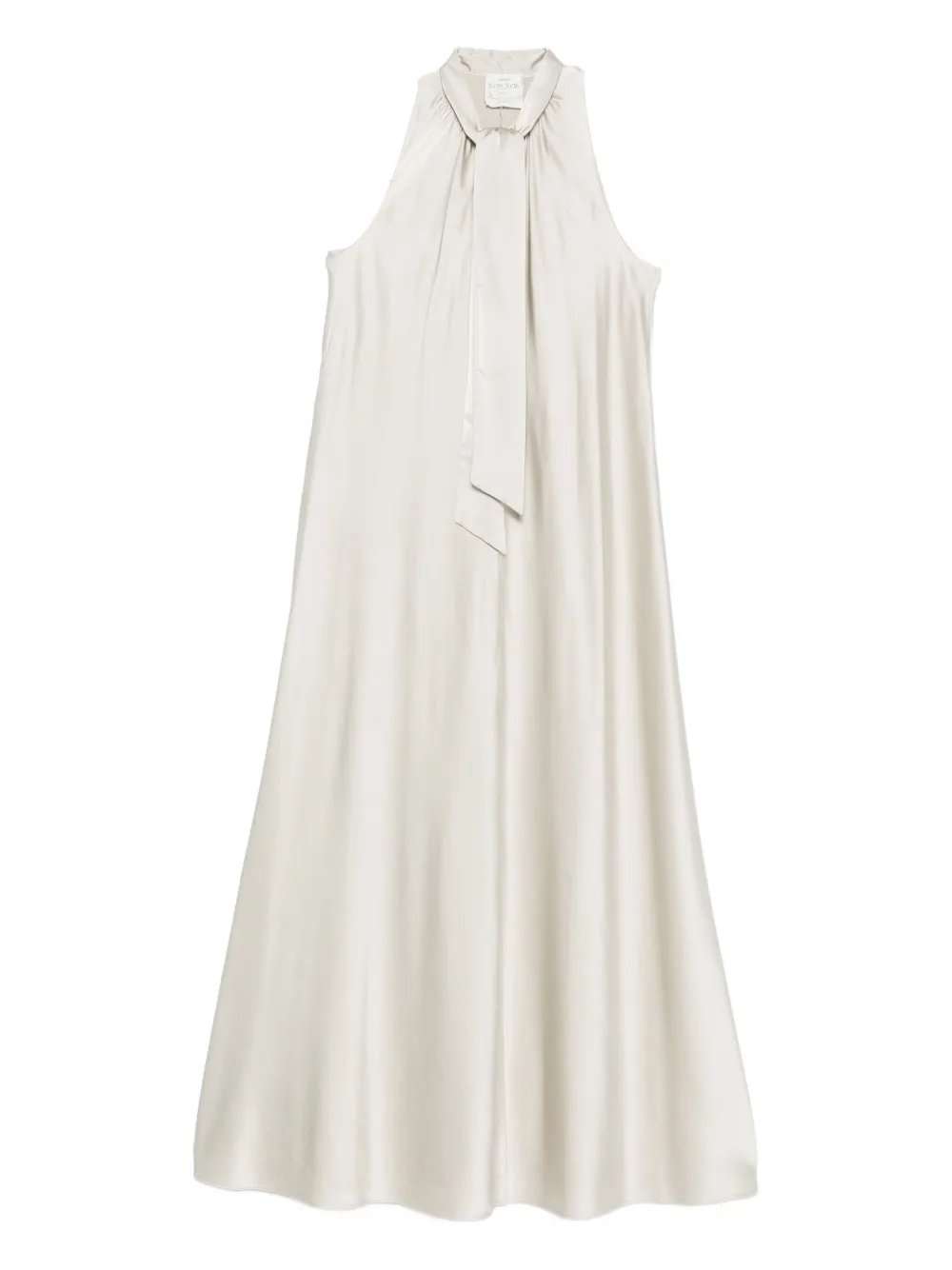 

Макси-платье с галстуком на шее Forte Forte, белый