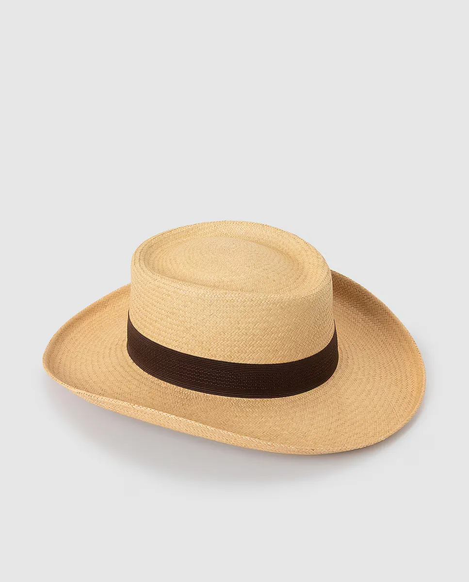 

Мужская бежевая шапка Paanamania с лентой Panamania Hats, бежевый