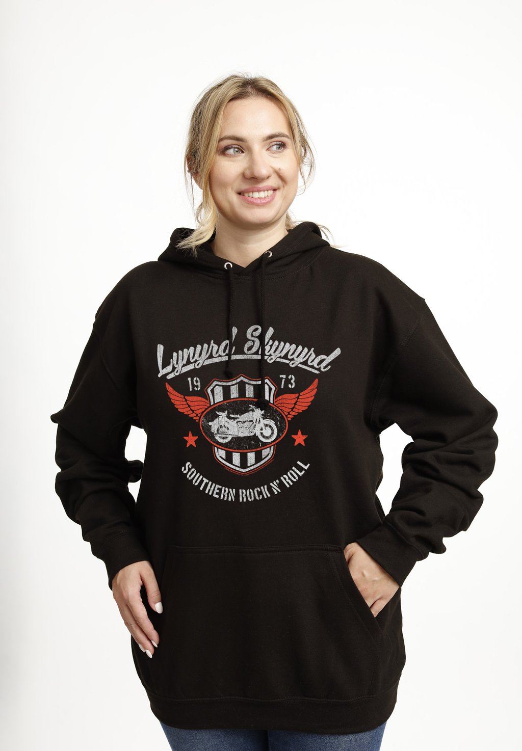 

Толстовка ROCK AND ROLL - Hoodie Henry Tiger, черный